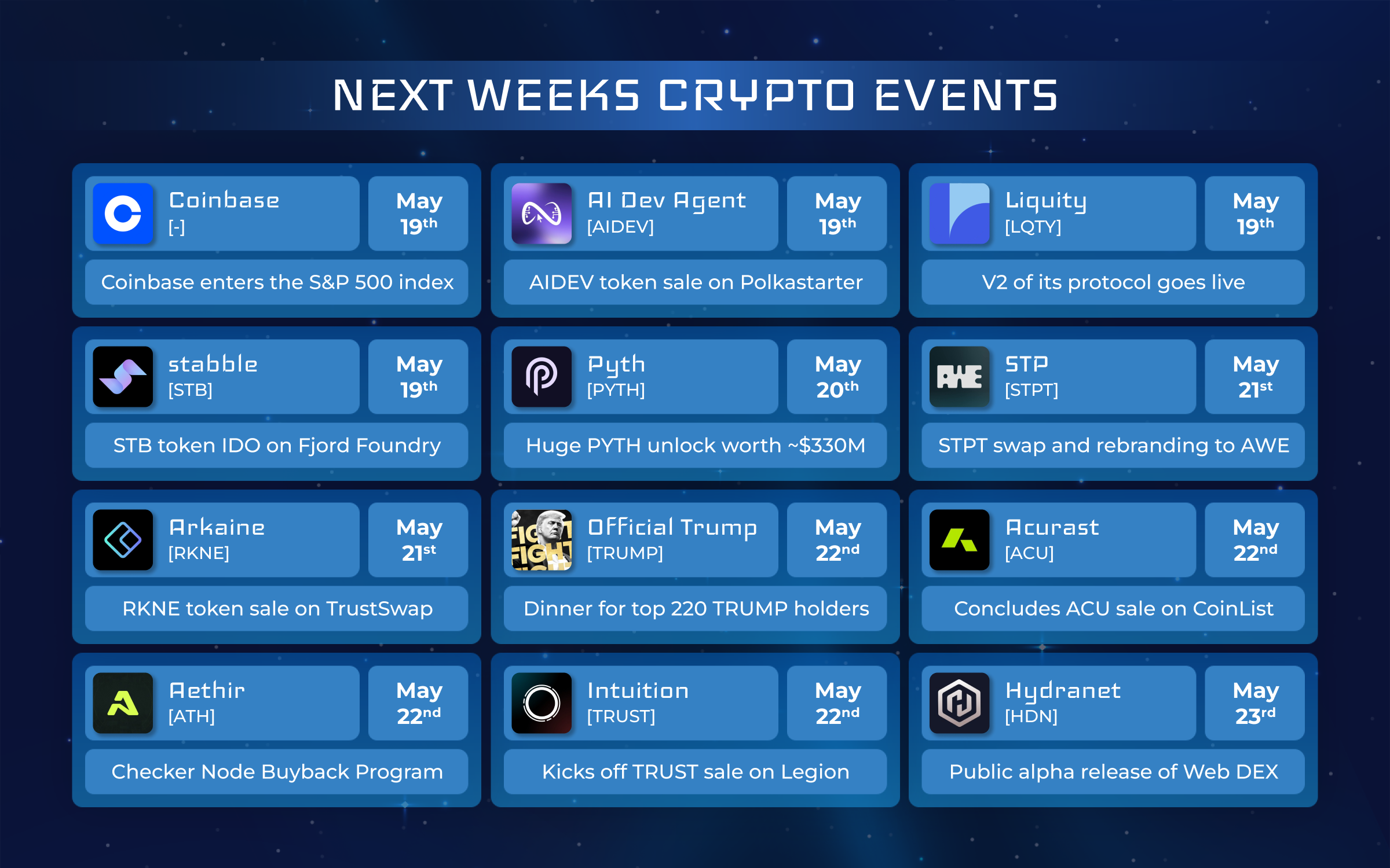 Upcoming Events